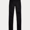 Vaqueros ajustados Ralph Lauren Tompkins negros para mujer