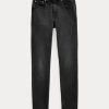 Vaqueros ajustados Ralph Lauren Tompkins negros para mujer