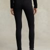 Vaqueros ajustados Ralph Lauren Tompkins negros para mujer