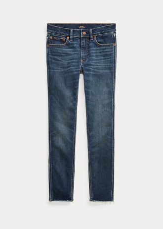 Vaqueros ajustados Ralph Lauren Tompkins para mujer en color índigo oscuro