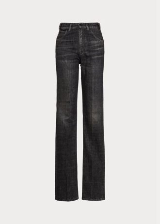 Vaqueros negros de corte relajado Ralph Lauren Kaida para mujer Vaqueros negros de corte relajado Ralph Lauren Kaida para mujer