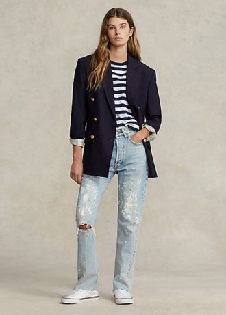 Vaqueros Ralph Lauren de corte recto para mujer de AZURE Vaqueros Ralph Lauren de corte recto para mujer de AZURE