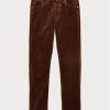 Vaqueros Ralph Lauren de terciopelo elástico de corte ajustado para hombre, color marrón Vaqueros Ralph Lauren de terciopelo elástico de corte ajustado para hombre, color marrón