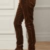 Vaqueros Ralph Lauren de terciopelo elástico de corte ajustado para hombre, color marrón Vaqueros Ralph Lauren de terciopelo elástico de corte ajustado para hombre, color marrón