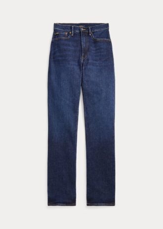 Vaqueros rectos de tiro alto Ralph Lauren para mujer de Royal Vaqueros rectos de tiro alto Ralph Lauren para mujer de Royal