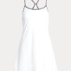 Vestido blanco Ralph Lauren con espalda nadadora para mujer