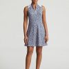 Vestido híbrido de malla y jersey floral Ralph Lauren para mujer Vestido híbrido de malla y jersey floral Ralph Lauren para mujer