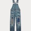 Vestido tipo peto vaquero reparado Ralph Lauren para mujer Vestido tipo peto vaquero reparado Ralph Lauren para mujer