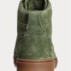 Zapatillas altas de ante Ralph Lauren Court para hombre en color verde