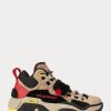 Zapatillas altas Ralph Lauren PS100 marrones para hombre