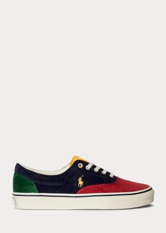Zapatillas Ralph Lauren Keaton de pana con bloques de color multicolor para hombre