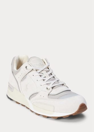Zapatillas Ralph Lauren Trackster 200 grises para hombre