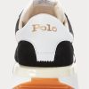 Zapatillas Ralph Lauren Train 89 de ante y Oxford para hombre, color negro y blanco Zapatillas Ralph Lauren Train 89 de ante y Oxford para hombre, color negro y blanco