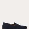 Zapatos casuales de ante Ralph Lauren Reynold para hombre en color azul marino