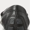 Zapatos casuales de cuero Ralph Lauren Anders para hombre, color negro