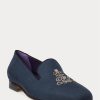 Zapatos de vestir de lino Ralph Lauren Alonzo Bullion para hombre en azul