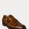 Zapatos de vestir estilo pescador Ralph Lauren de piel de becerro bruñida marrón para hombre
