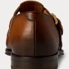Zapatos de vestir estilo pescador Ralph Lauren de piel de becerro bruñida marrón para hombre