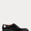 Zapatos de vestir negros con punta de casquillo Ralph Lauren Denver para hombre