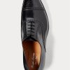 Zapatos de vestir negros con punta de casquillo Ralph Lauren Denver para hombre