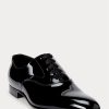 Zapatos de vestir negros de charol Ralph Lauren Paget para hombre