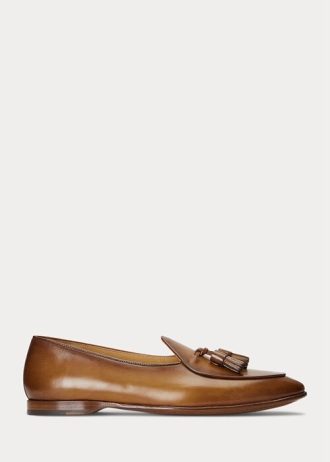 Zapatos de vestir Ralph Lauren Belvin de piel de becerro marrón para hombre Zapatos de vestir Ralph Lauren Belvin de piel de becerro marrón para hombre